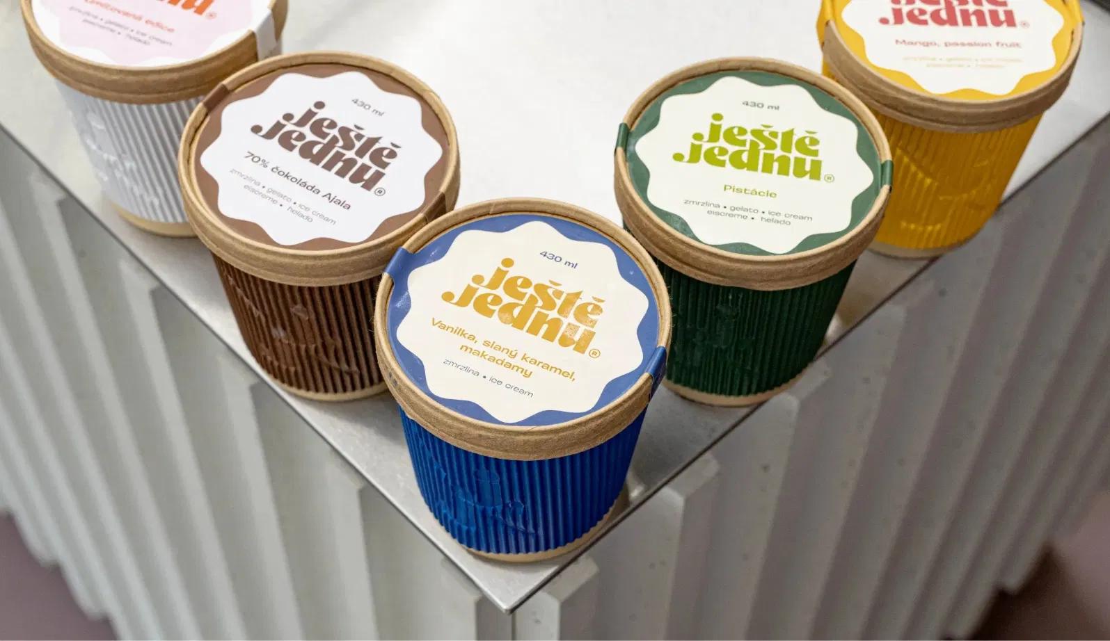 <p>New face &amp; gelateria for a craft ice cream </p><p>love brand <strong>Ještě Jednu</strong>. </p>