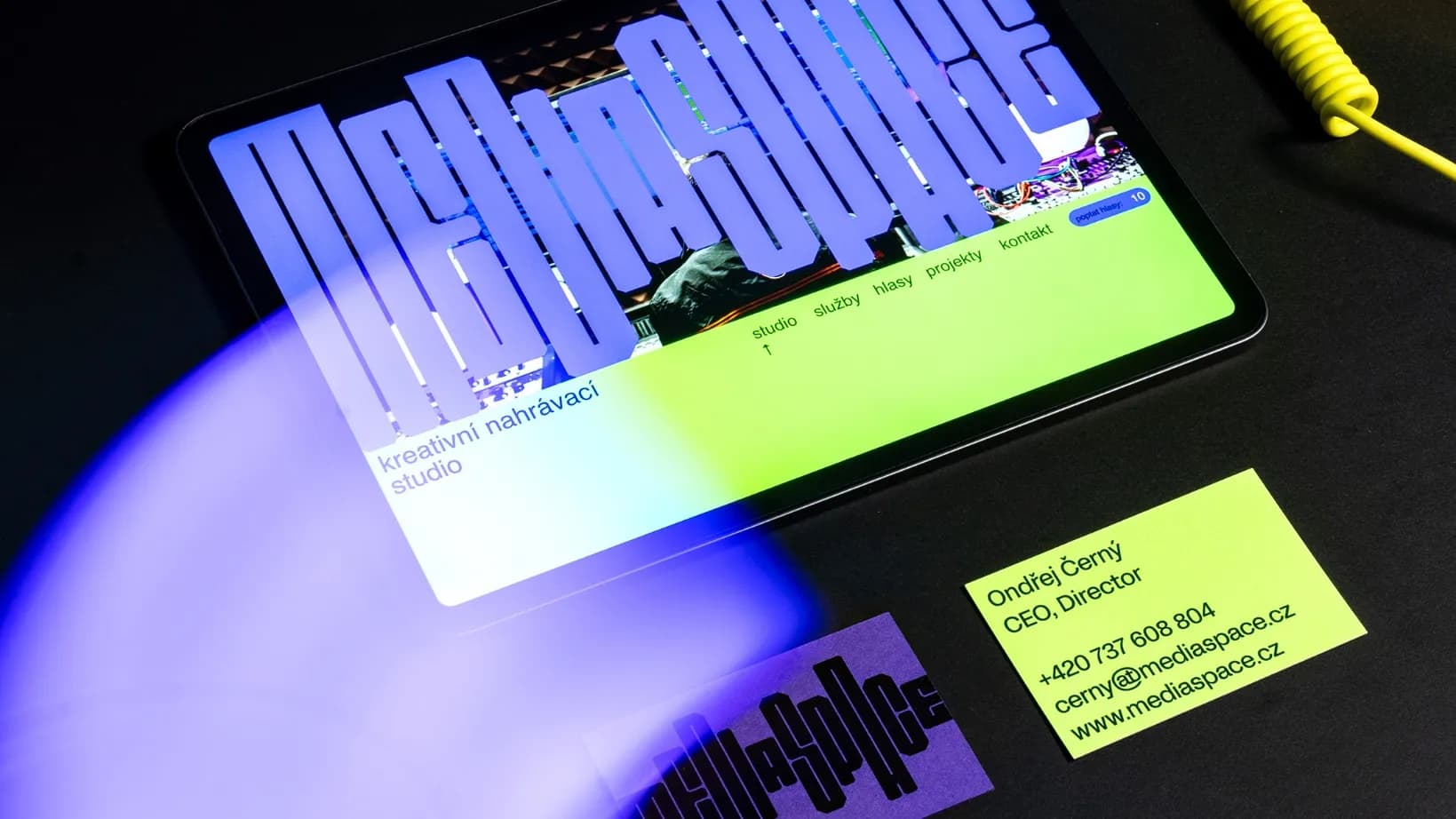 <p>Literaly playful branding & web for recording studio Mediaspace </p>